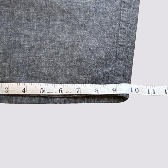 Levi Strauss & Co. Chino Shorts Cotton Linen Chambray Men's Size 30 Gray Color - Picture 10 of 12